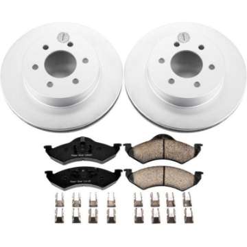 Picture of Power Stop 00-02 Dodge Dakota Front Z17 Evolution Geomet Coated Brake Kit