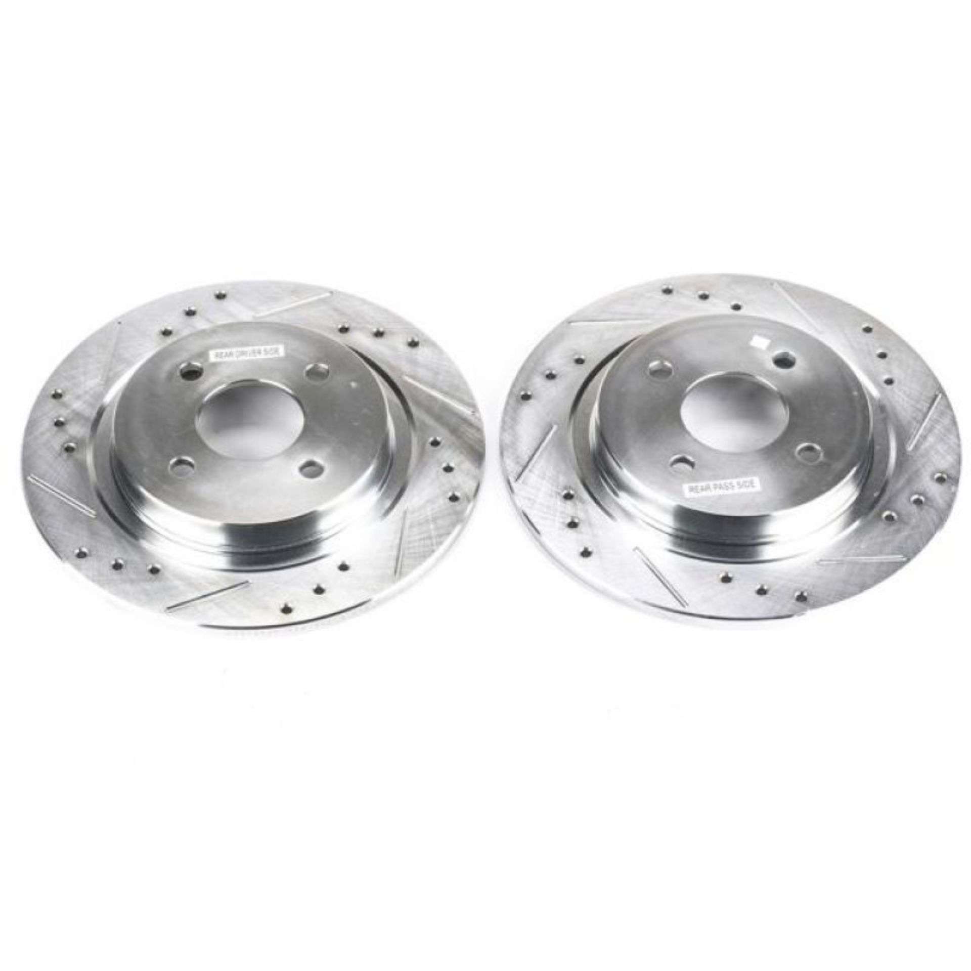 Picture of Power Stop 02-04 Ford Focus Rear Evolution Drilled & Slotted Rotors - Pair