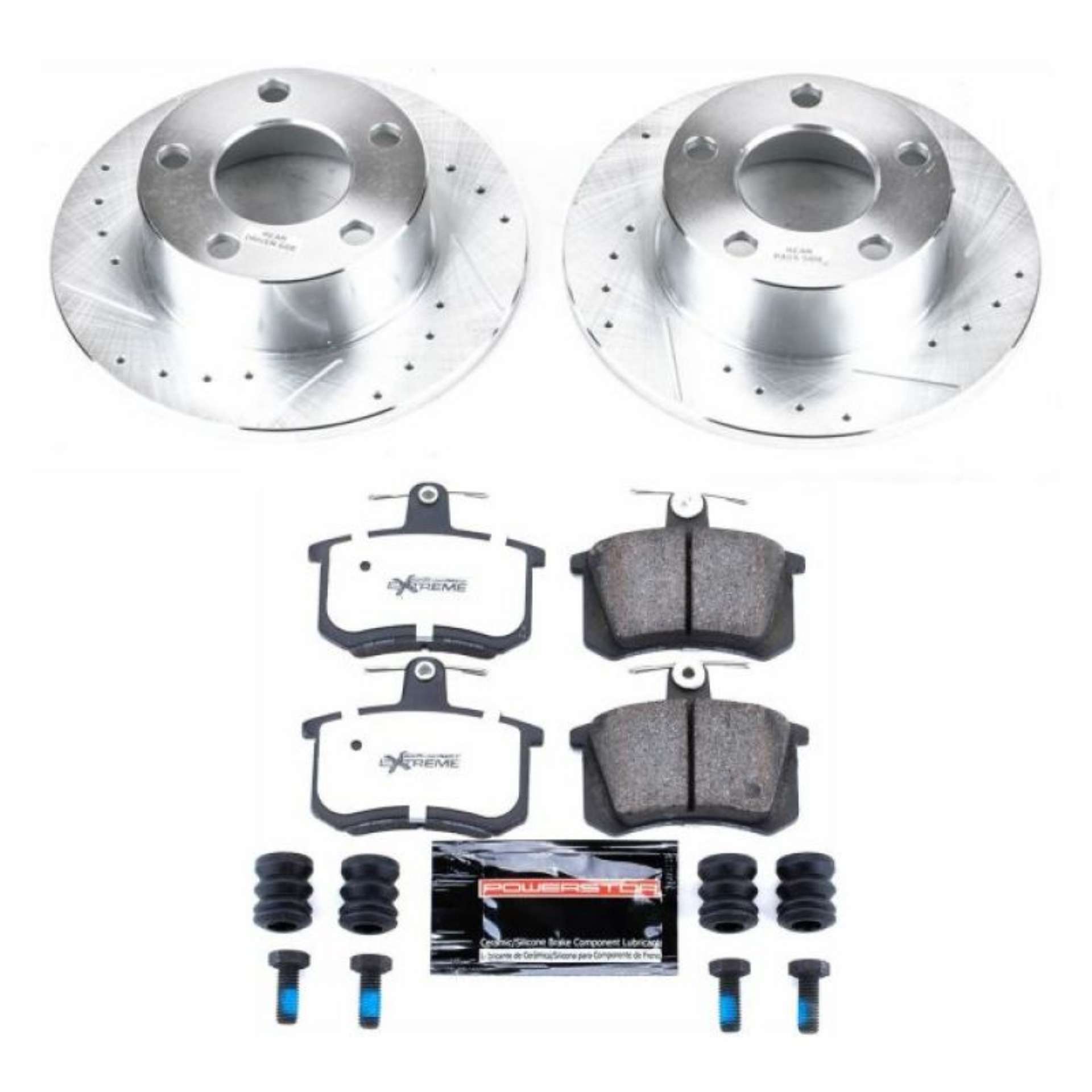 Picture of Power Stop 95-97 Audi A6 Rear Z26 Street Warrior Brake Kit