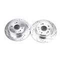 Picture of Power Stop 02-04 Acura RL Rear Evolution Drilled & Slotted Rotors - Pair