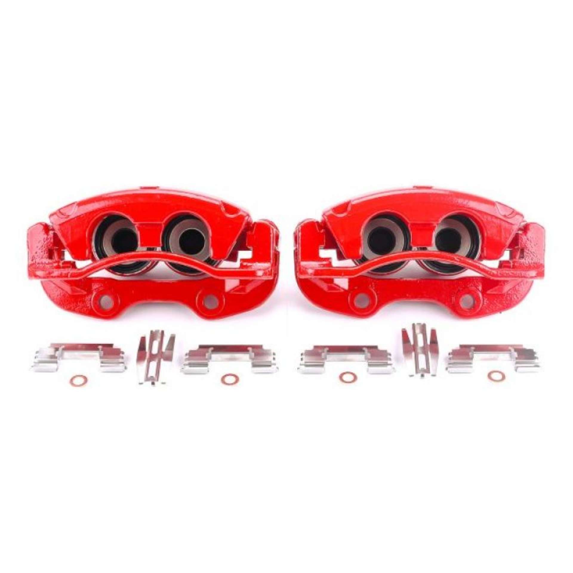 Picture of Power Stop 02-06 Cadillac Escalade Rear Red Calipers w-Brackets - Pair