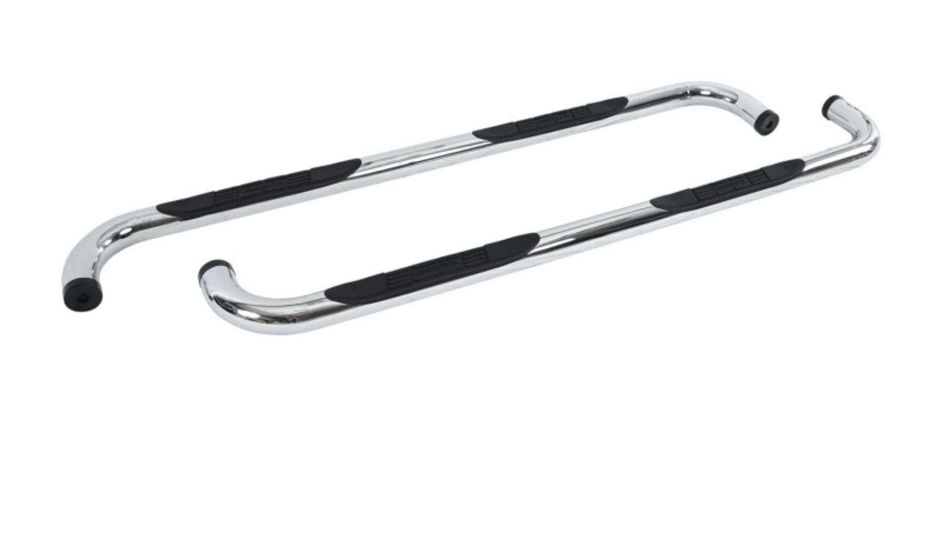 Picture of Go Rhino 01-13 Chevrolet Silverado 1500 4000 Series SideSteps - Cab Length - Chrome