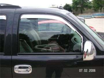 Picture of Putco 00-06 Chevrolet Tahoe Front Only Element Chrome Window Visors