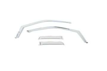 Picture of Putco 17-20 Ford SuperDuty - SuperCab Set of 4 Element Chrome Window Visors