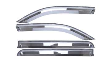 Picture of Putco 19-20 Ram 1500 - Quad Cab Set of 4 Element Chrome Window Visors