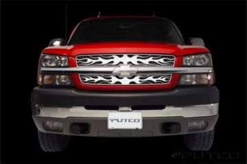 Picture of Putco 03-06 Chevrolet Avalanche w-o Body Cladding Flaming Inferno Stainless Steel Grille