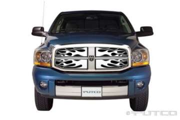 Picture of Putco 06-08 Ram 1500-2500-3500- Replacement Flaming Inferno Stainless Steel Grille