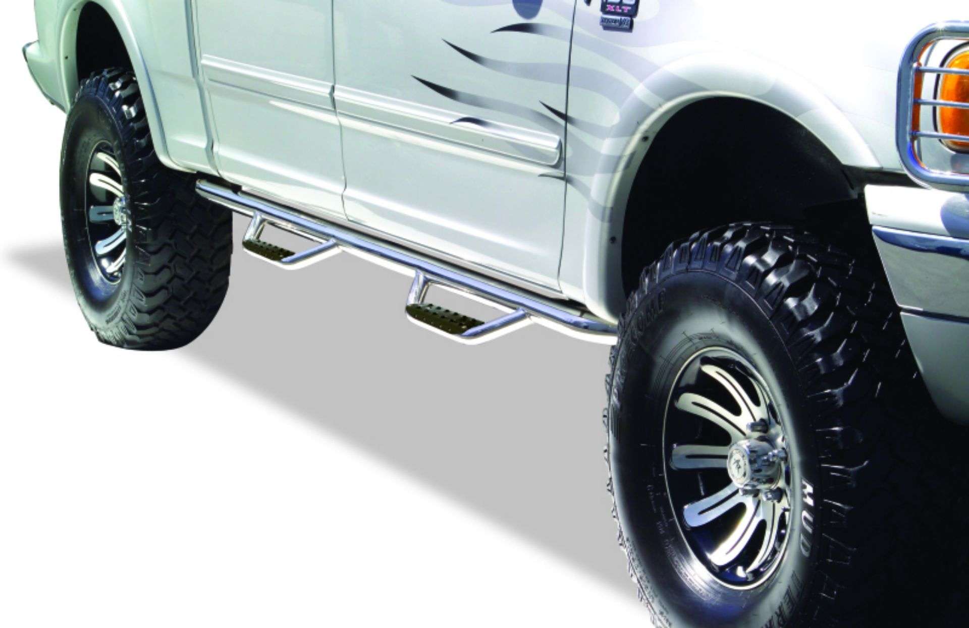 Picture of Go Rhino 04-08 Ford F-150 Dominator Classic D2 SideSteps - Cab Length - SS