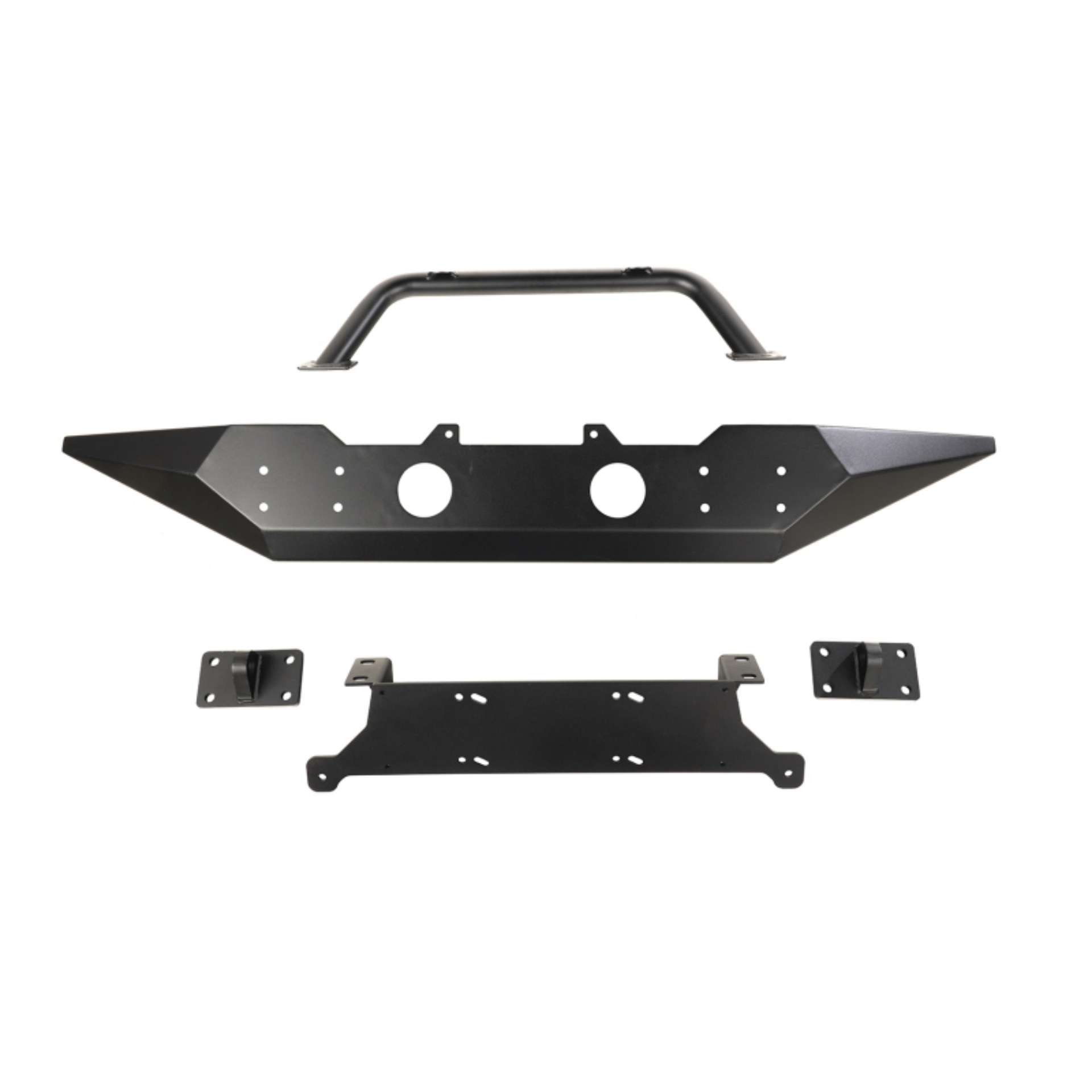 Picture of Rugged Ridge Spartan Front Bumper SE W/ Overrider 07-18 Jeep Wrangler JK