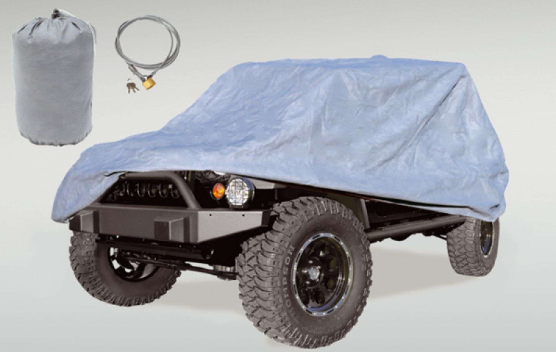 Picture of Rugged Ridge Full Car Cover Kit 81-86 CJ-8 04-18 LJ JK Unl