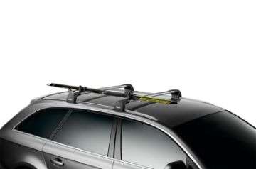 Picture of Thule Skiclick Roof Mount Ski Transporter (Fits 1 Pair of Skis) - Black
