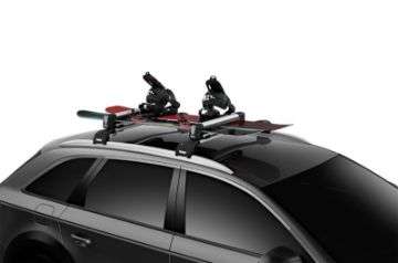 Picture of Thule SnowPack M Ski/Snowboard Rack (Up to 4 Pair Skis/2 Snowboards) - Black/Silver