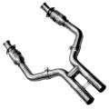 Picture of Kooks 05-10 Ford Mustang GT Shelby GT Bullitt 1-5/8 x 2-1/2 (3V) Header & Catted H-Pipe Kit