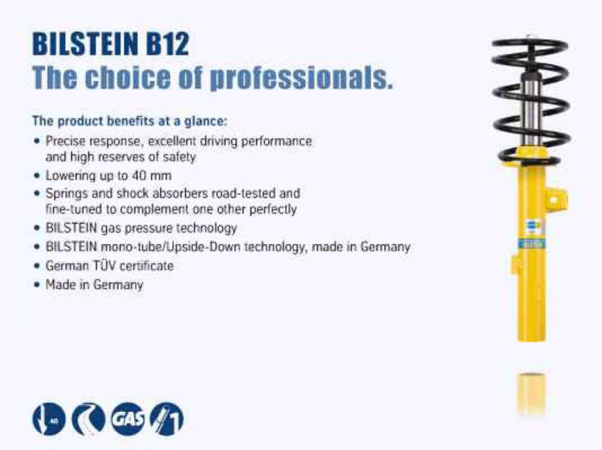 Picture of Bilstein 2007 Volkswagen Eos 2.0T Front and Rear Suspension Kit