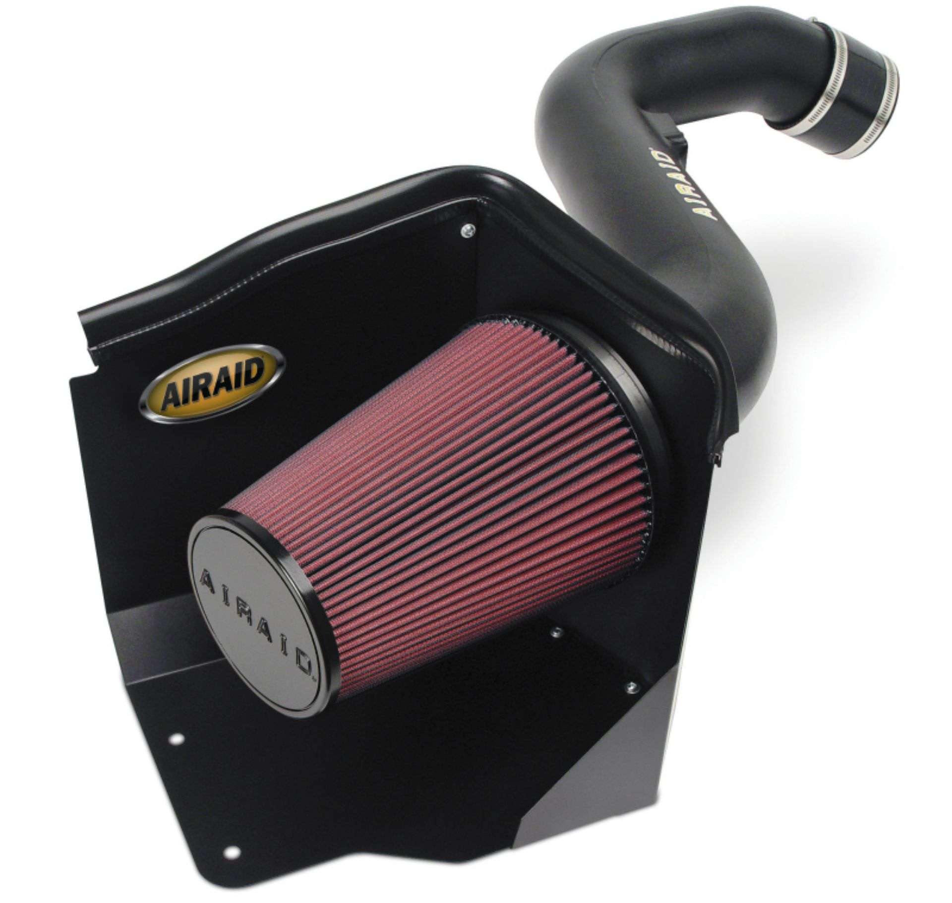 Picture of Airaid 2007 Chevy Duramax/04-05 GMC Duramax 6.6L LLY CAD Intake System w/ Tube (Oiled / Red Media)