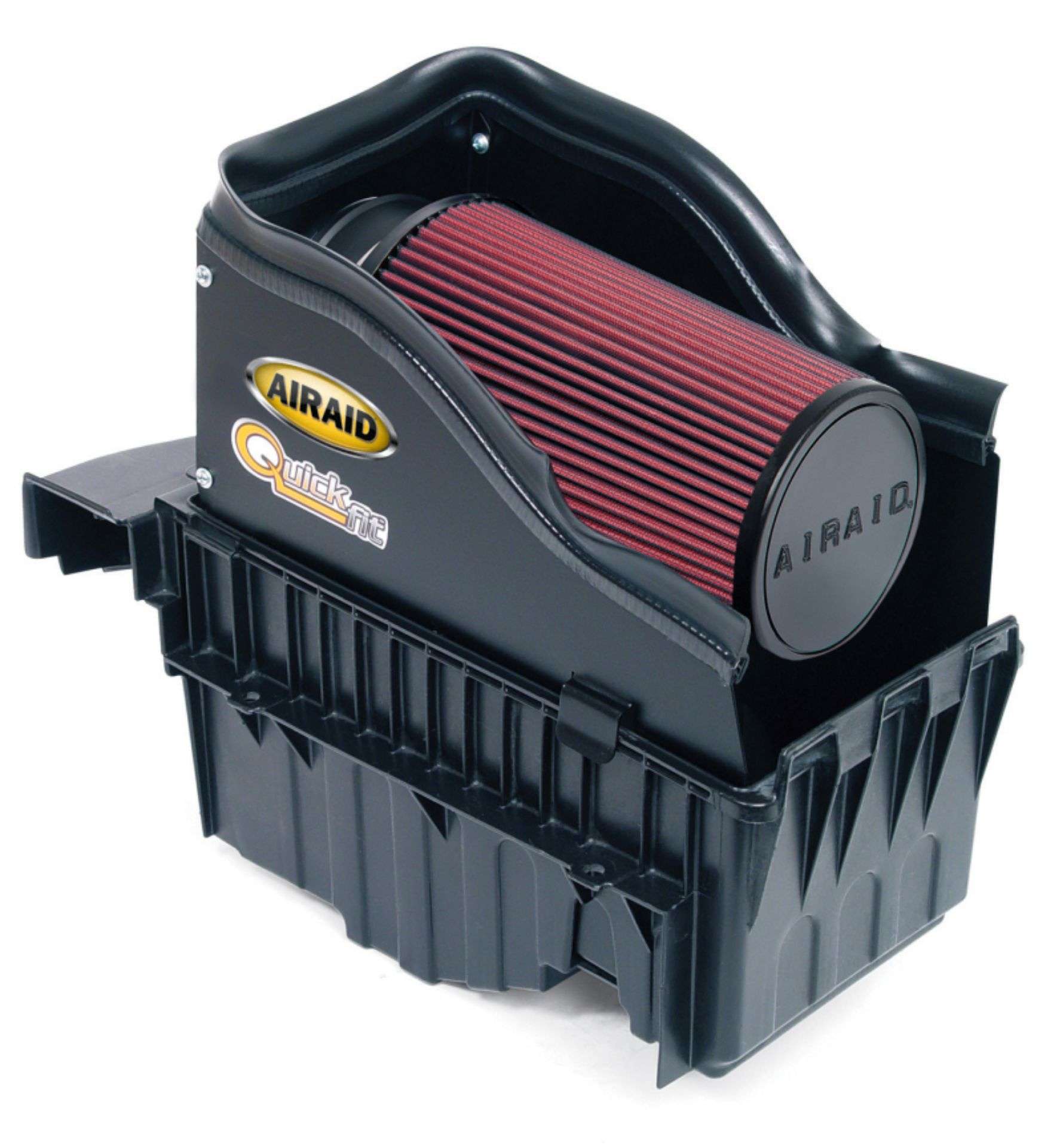 Picture of Airaid 99-03 Ford Power Stroke 7.3L DSL CAD Intake System w/o Tube (Dry / Red Media)