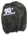 Picture of K&N Drycharger Round Tapered Air Filter Wrap - Black Open Top 7.5in Base ID / 4.5in Top ID / 6.5in H