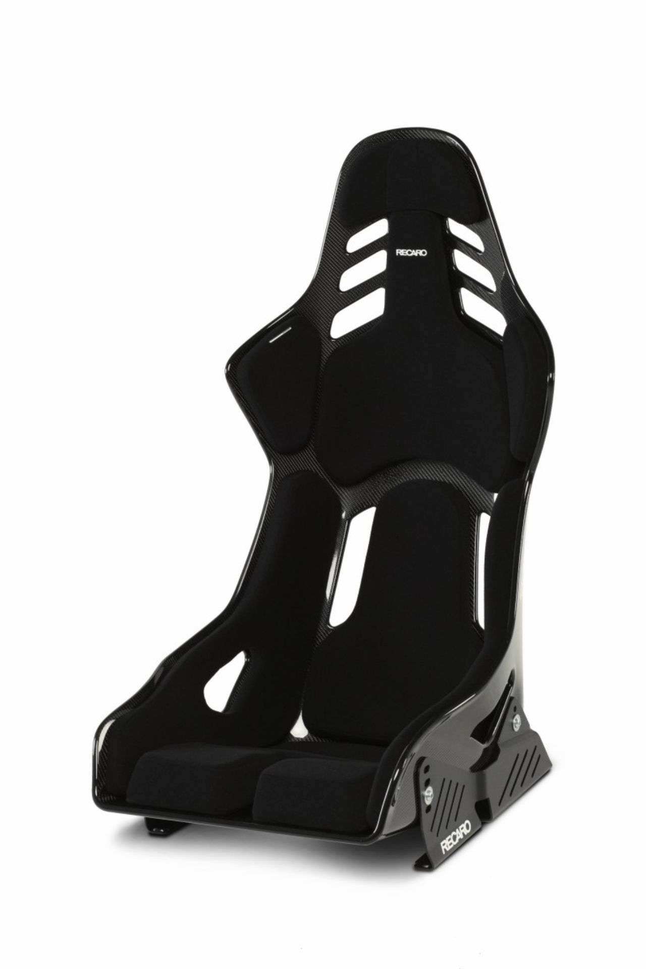 Picture of Recaro Podium (Large) CFK Carbon Fiber Right Hand Seat - Black Perlon Velour