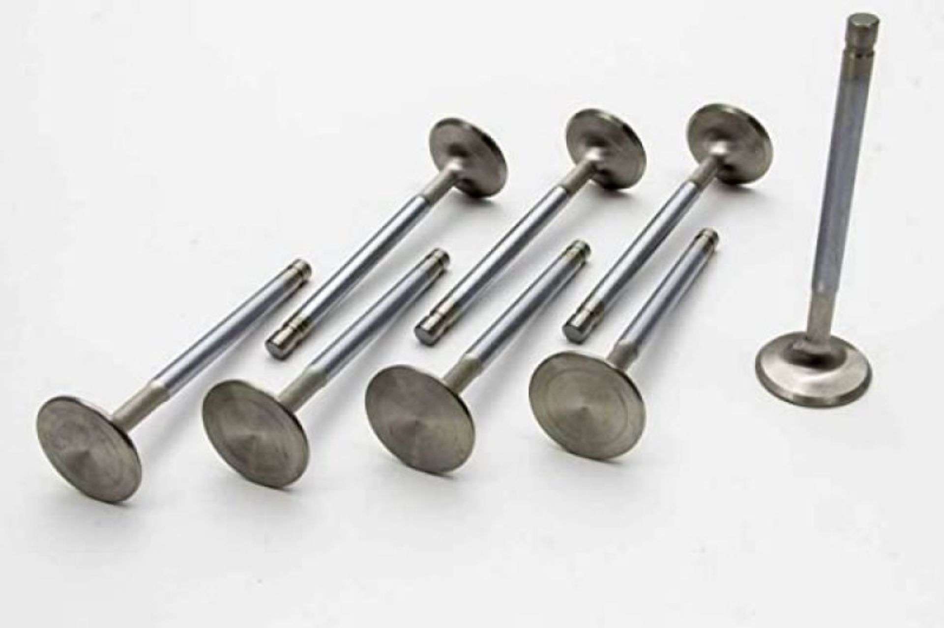 Picture of Manley Ford 289 - 302 - 351W 1.940 Head Dia 5.075 OA L 5 Deg Dish Race Flo Intake Valves (Set of 8)