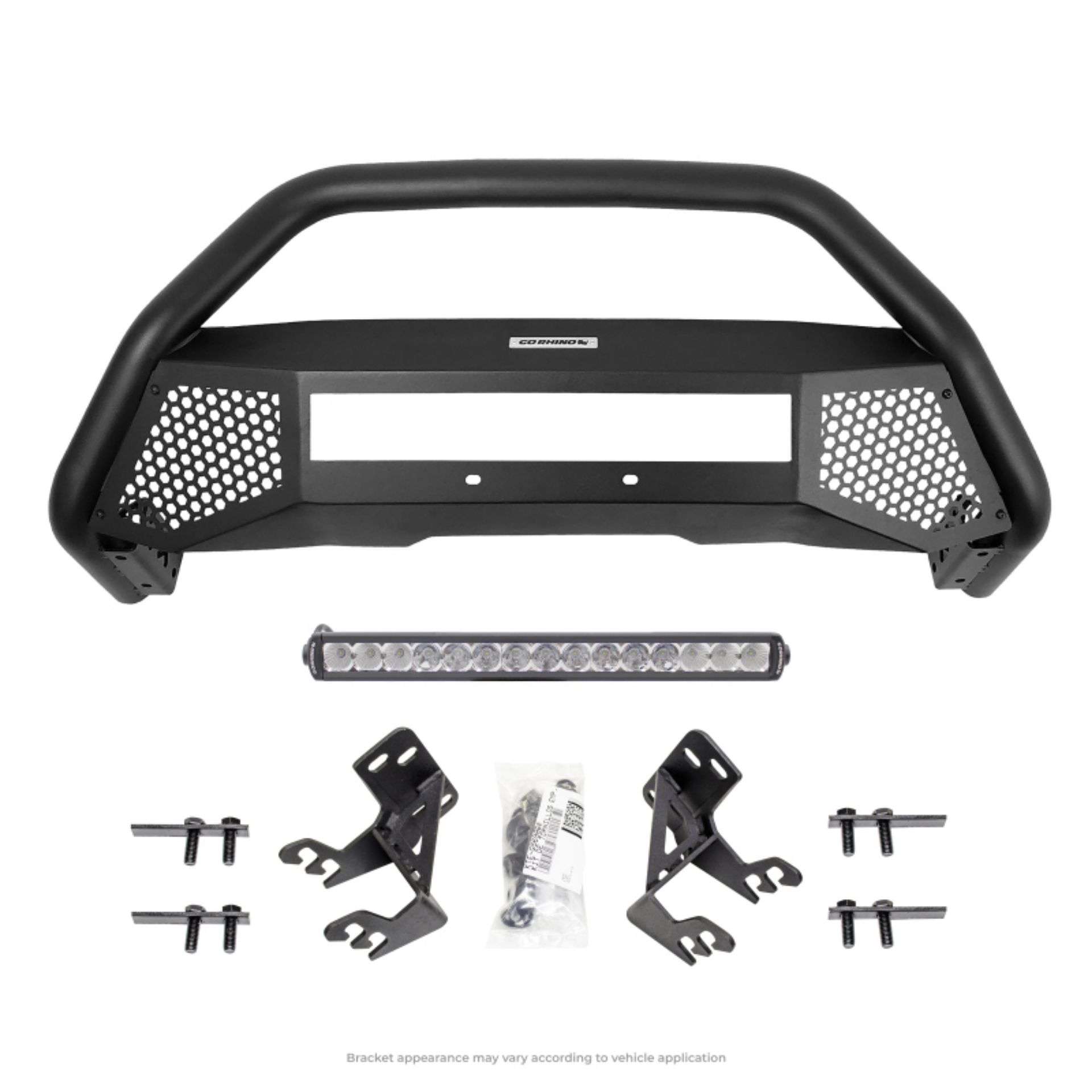 Picture of Go Rhino 16-20 Nissan Titan XD RC4 LR Complete Kit - w/GR Light - Tex Blk