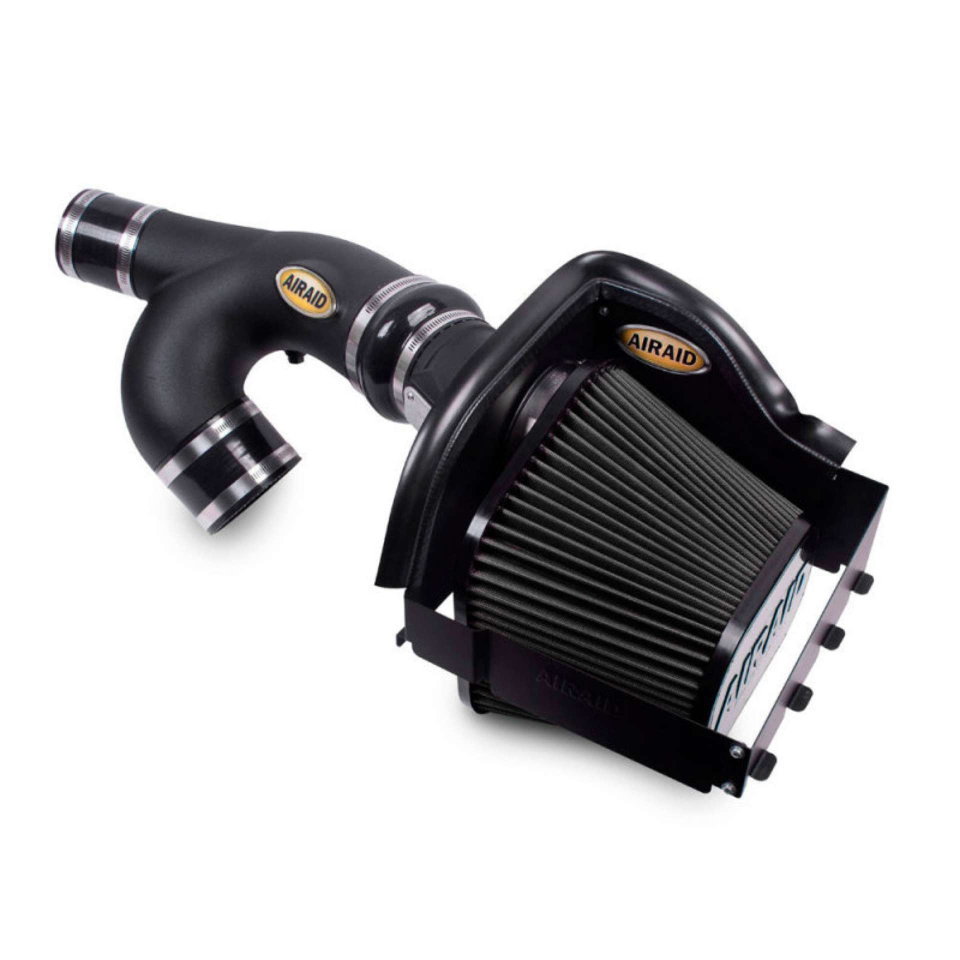 Picture of Airaid Intake System, Bifurcated Tube, Dry / Black Media 11-14 Ford F-150 3.5L Ecoboost