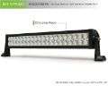 Picture of DV8 Offroad Dual Row LED Light Bar With Chrome Face 40 Inch