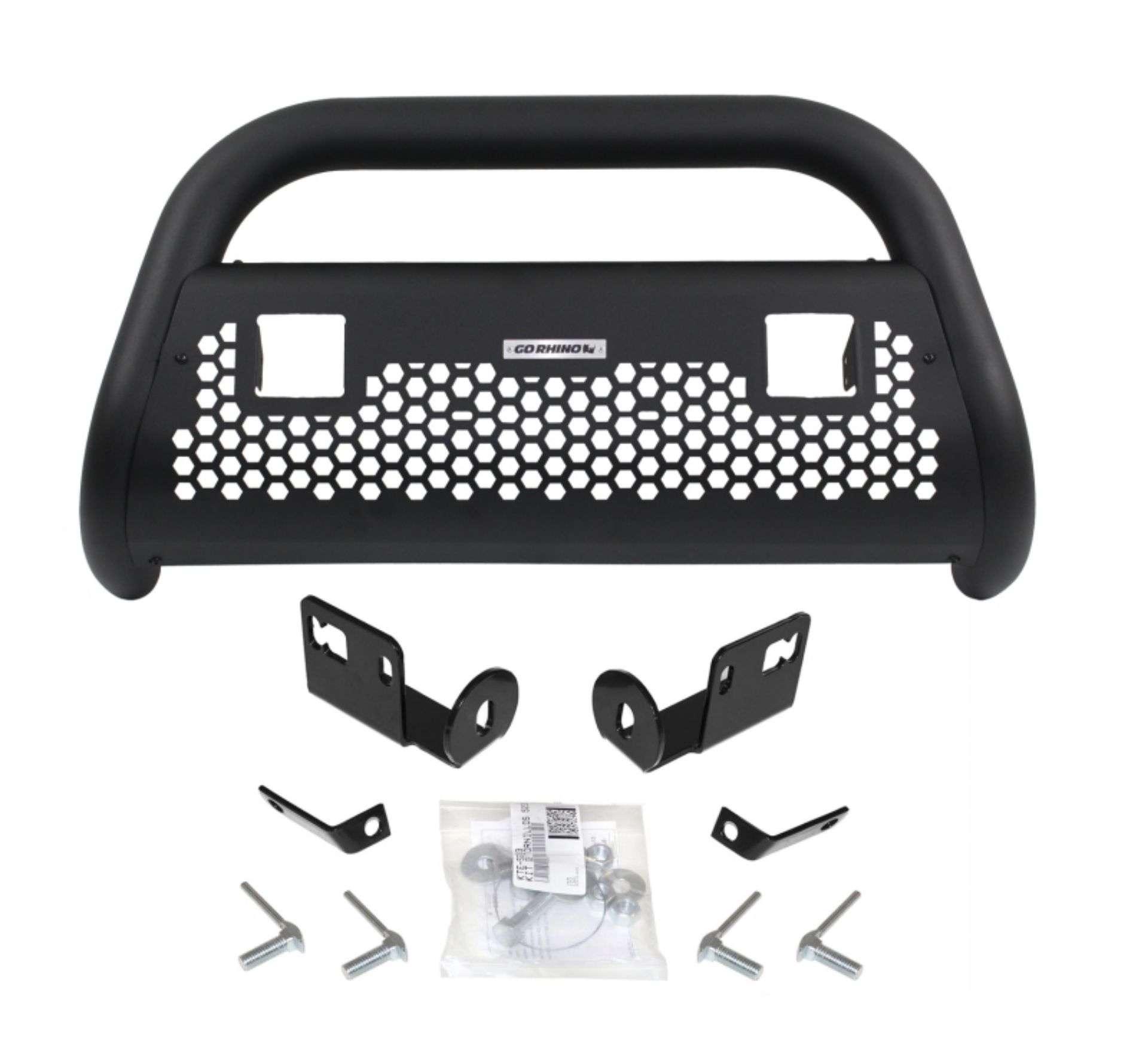 Picture of Go Rhino 16-19 Chevy 1500 LD Classic RC2 LR 2 Lights Complete Kit w-Front Guard + Brkts