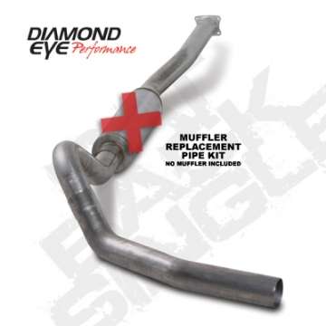 Picture of Diamond Eye KIT 4in CB SGL MFLR RPLCMENT PIPE SS 01-05 CHEVY-GMC 6-6L 2500-3500