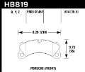 Picture of Hawk 11-13 Porsche Cayenne LTS Street Front Brake Pads