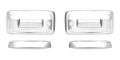 Picture of AVS 15-18 Chevy Silverado 1500 (w/o Rear Camera) Tailgate Handle Cover 2pc - Chrome