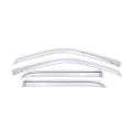 Picture of AVS 09-18 Dodge RAM 1500 Crew Cab Ventvisor Front & Rear Window Deflectors 4pc - Chrome