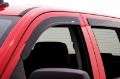 Picture of AVS 07-13 Chevy Silverado 1500 Ext. Cab Ventvisor Low Profile Window Deflectors 4pc - Matte Black