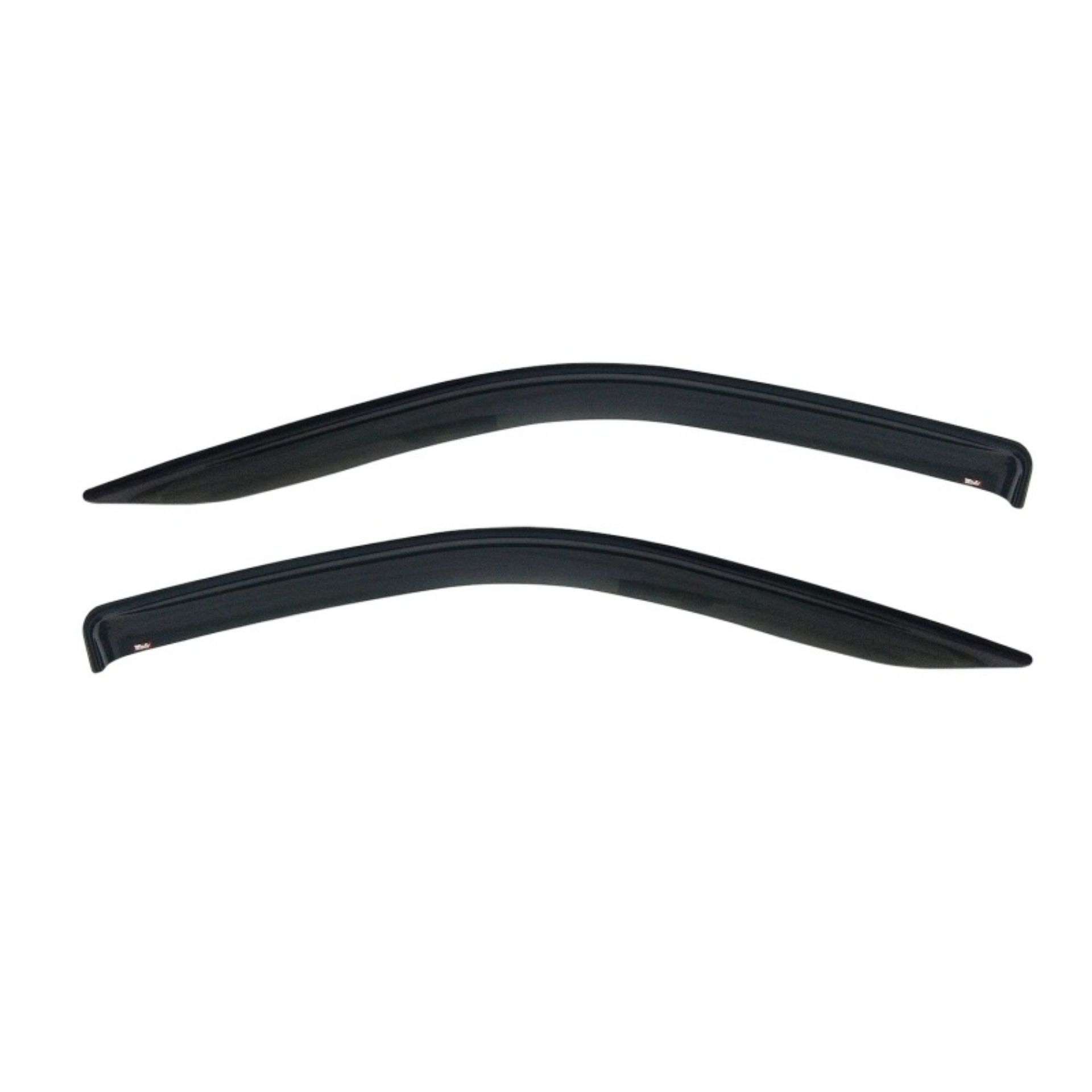 Picture of Westin 2007-2013 Chevy Silverado 1500 Standard Cab Wade Slim Wind Deflector 2pc - Smoke