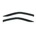 Picture of Westin 2007-2013 Chevy Silverado 1500 Standard Cab Wade Slim Wind Deflector 2pc - Smoke