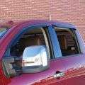 Picture of Westin 2016-2018 Nissan Titan/Titan XD Wade Slim Wind Deflector 4pc - Smoke