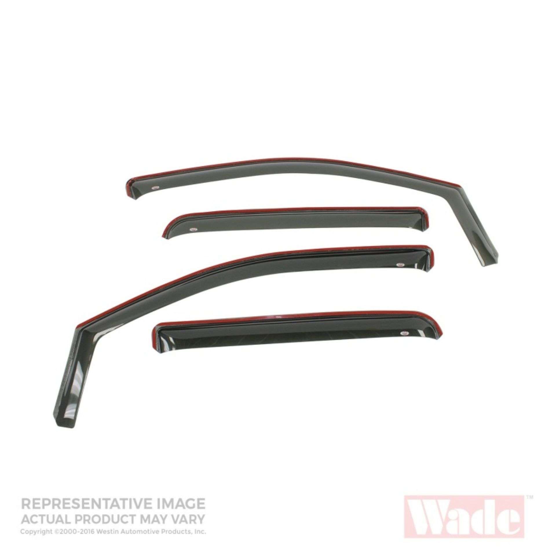 Picture of Westin 2001-2007 Toyota Sequoia Wade In-Channel Wind Deflector 4pc - Smoke