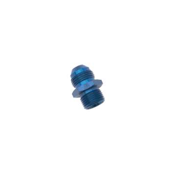 Picture of Russell Performance -4 AN Flare to 8mm x 1-0 Metric Thread Adapter Blue