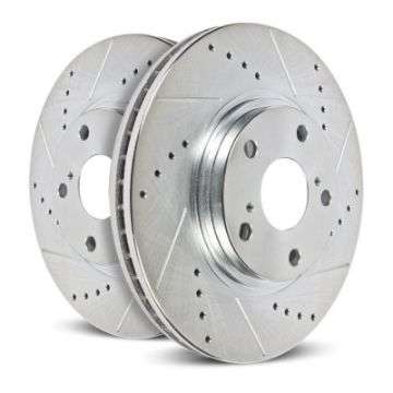 Picture of Power Stop 00-01 Dodge Ram 1500 Front Evolution Drilled & Slotted Rotors - Pair