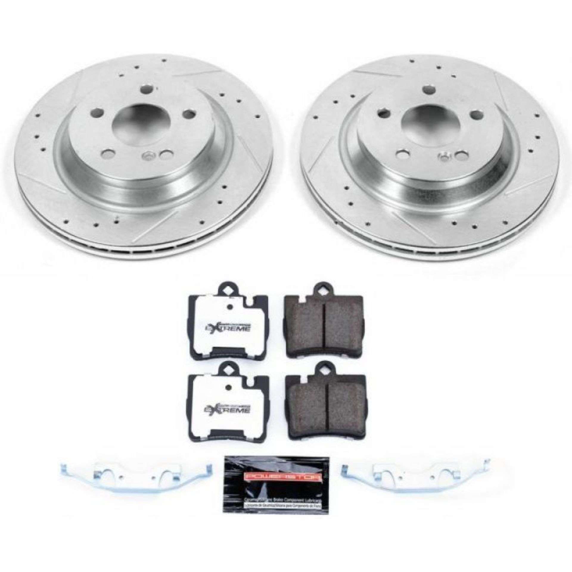 Picture of Power Stop 00-02 Mercedes-Benz S430 Rear Z26 Street Warrior Brake Kit