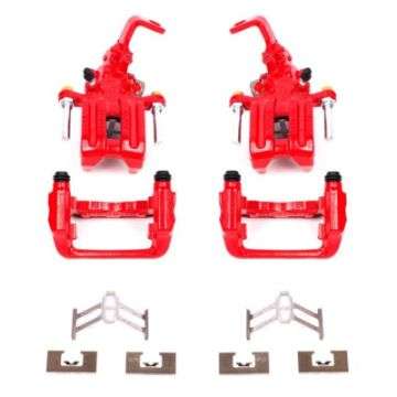 Picture of Power Stop 00-09 Honda S2000 Rear Red Calipers w-Brackets - Pair