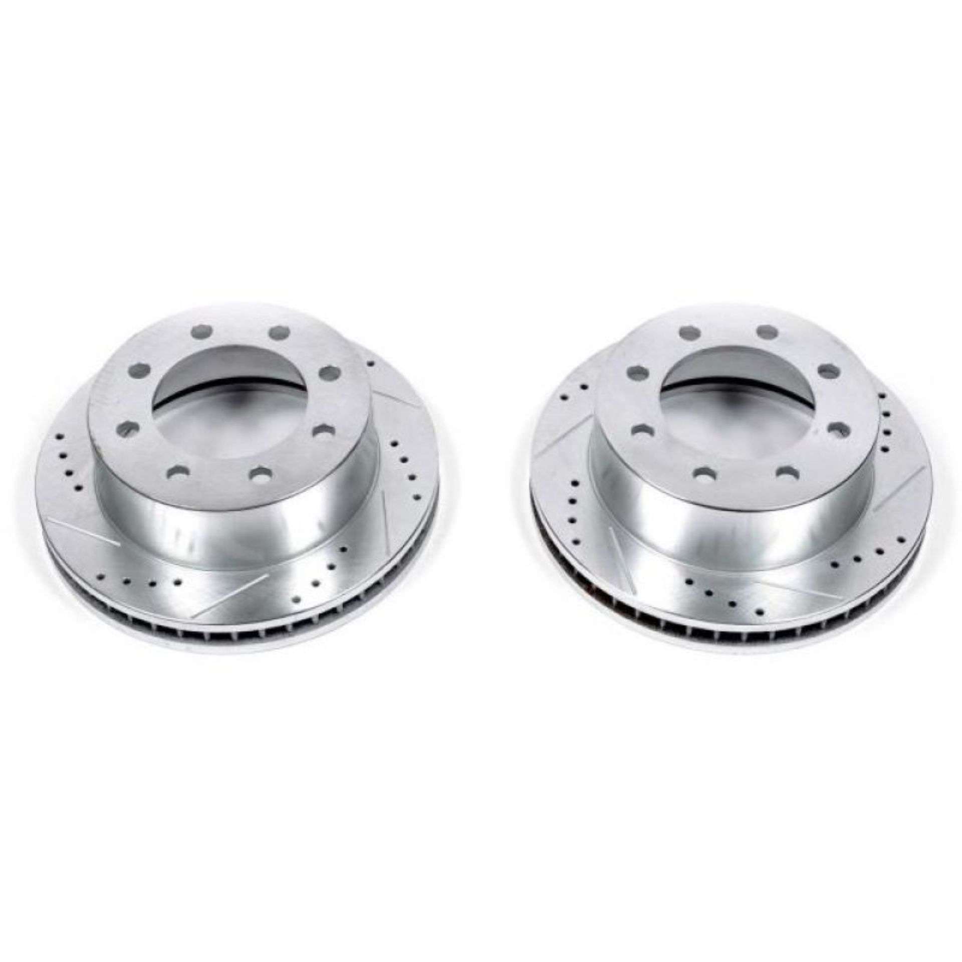 Picture of Power Stop 00-02 Dodge Ram 2500 Front Evolution Drilled & Slotted Rotors - Pair