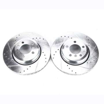 Picture of Power Stop 02-05 BMW 745i Rear Evolution Drilled & Slotted Rotors - Pair