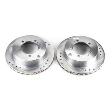 Picture of Power Stop 91-96 Dodge Stealth Rear Evolution Drilled & Slotted Rotors - Pair