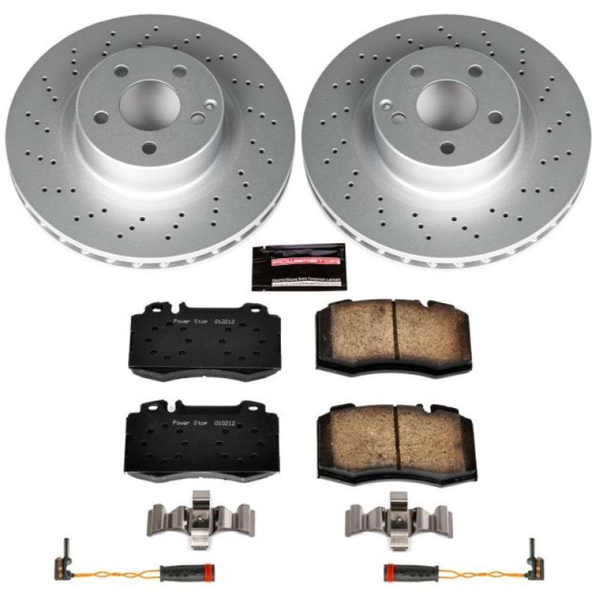 Picture of Power Stop 00-03 Mercedes-Benz CL500 Front Z23 Evolution Sport Coated Brake Kit