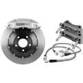 Picture of StopTech 2015 Subaru WRX Rear BBK ST22 345x28 Slotted Zinc Rotors Red Calipers