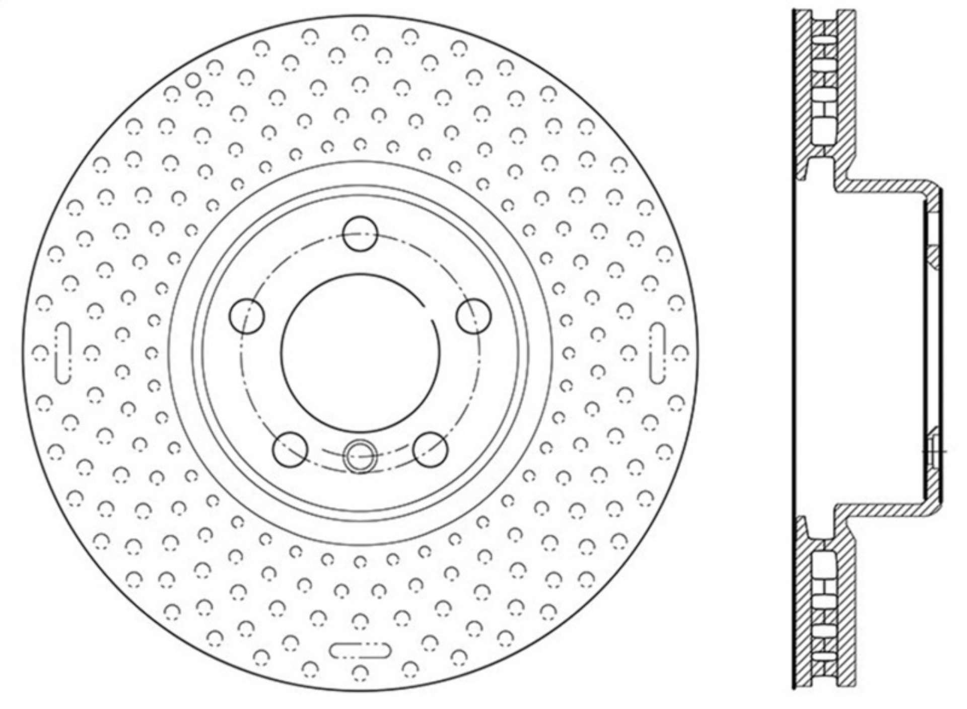 Picture of StopTech BMW 12-15 335i / 2014 428i / 2015 235i/228i Front Right Slotted Sport Brake Rotor