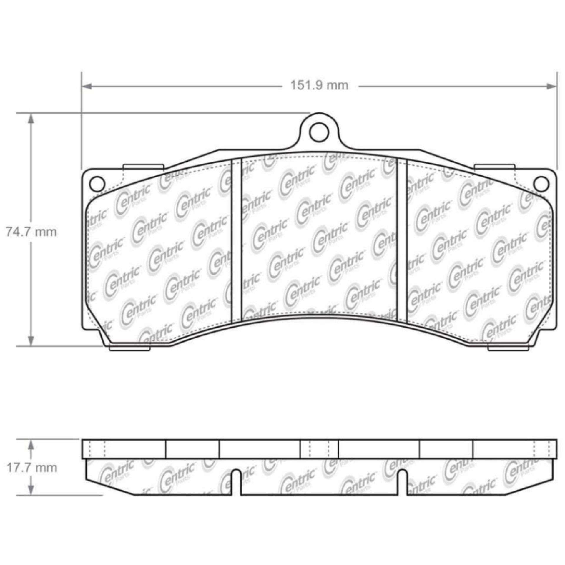 Picture of StopTech Street Touring ST-60 Front or Rear Caliper Brake Pads