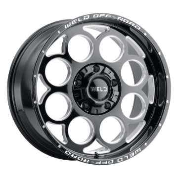 Picture of Weld Off-Road W113 20X9 Redondo 8X165.1 ET00 BS5.00 Gloss Black MIL 125.1