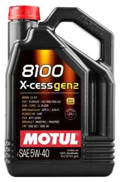 Picture of Motul 5L Synthetic Engine Oil 8100 5W40 X-CESS Gen 2