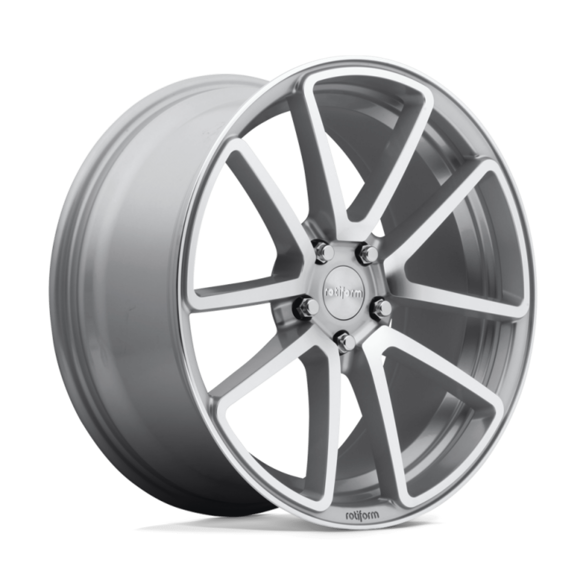 Picture of Rotiform R120 SPF Wheel 19x8.5 5x120 35 Offset - Gloss Silver Machined